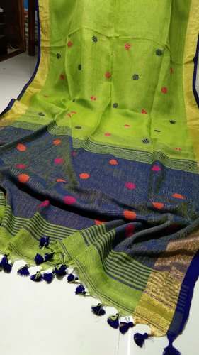 Linen Handloom Saree by Pal Sarees