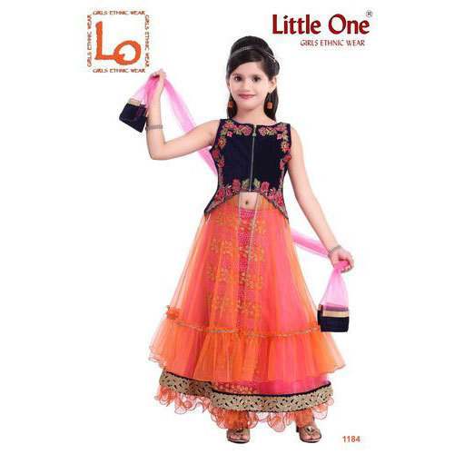 embroidery net chaniya choli