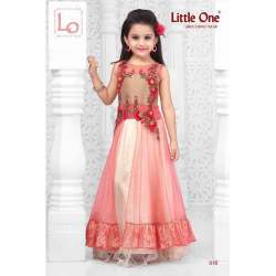 embroidery work gown