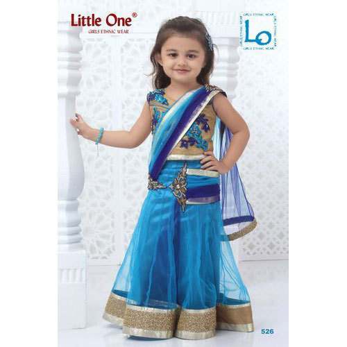 kids net lehenga choli by Pinkoo Creation