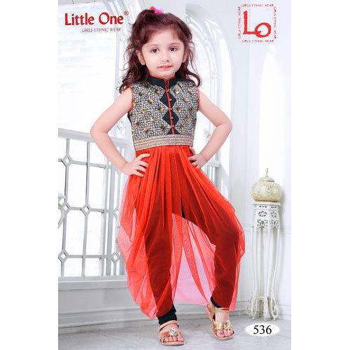 net dhoti dress