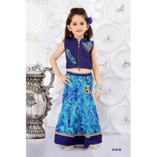 printed kids choli by Pinkoo Creation