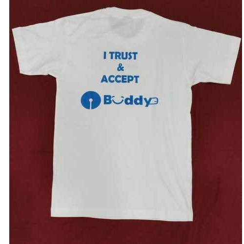 white collar neck t shirt