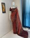 Coral Mist Beautiful Soft Silk Saree with Jacquard Work thumb 11