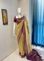 Coral Mist Beautiful Soft Silk Saree with Jacquard Work thumb 5