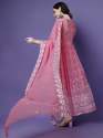 Ethereal Georgette Stitched Anarkali Gown With Dupatta thumb 2