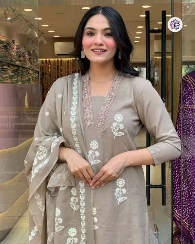 Opulent Weave Ensemble Top bottom and Dupatta