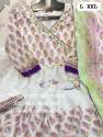Tassel Tale Anarkali Kurta Set With Cotton Pant with Pant With Malmal Dupatta Set thumb 10