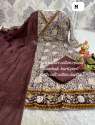 Tassel Tale Anarkali Kurta Set With Cotton Pant with Pant With Malmal Dupatta Set thumb 6
