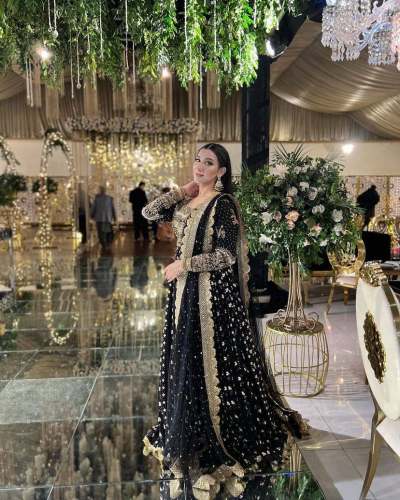 Velora Bloom Set Anarkali Style Georgette With Embroidery Work