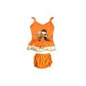 Cartoon Printed Baby Frock