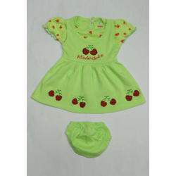 Cherry Printed Baby Frock