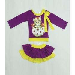 Cotton Baby Girl Skirt Top