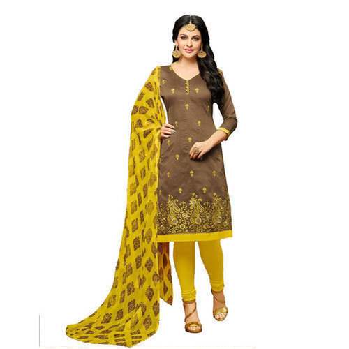 Elegant Fancy Churidar Suit  by Sri Mahalakshmi Textiles