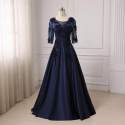 Party wear Navy Blue Long Gown