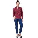 Ladies Floral Formal Shirt