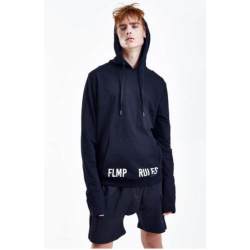 cotton printed hoodie