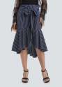 striped-asymmetrical-hem-skirt
