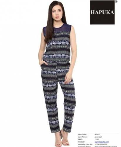 Stylish Regular Wear Long Jumpsuit  by Hapuka India Pvt Ltd