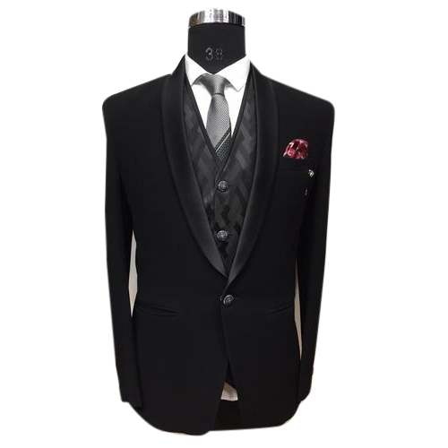 Mens Black Party Wear Suits