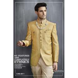Blazer Style Cotton Sherwani