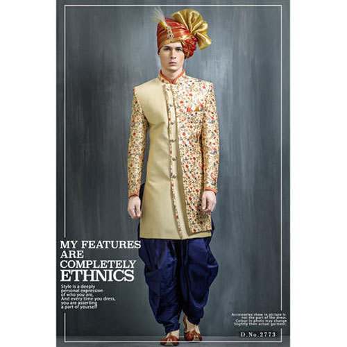 Cotton Wedding Sherwani