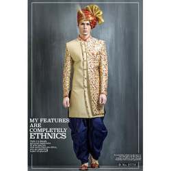 Cotton Wedding Sherwani
