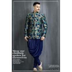 Designer Printed Indowestern Sherwani