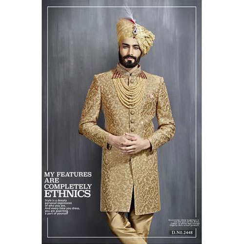 Embroidery work sherwani