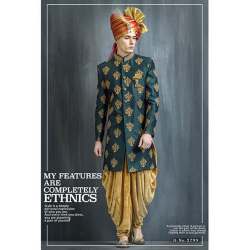 Indowestern Band Collar Sherwani