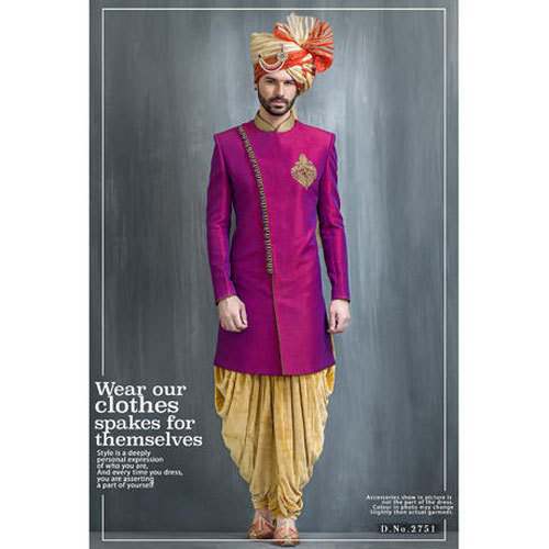 Printed Jaipuria Sherwani by Aspen Ethnic india