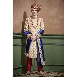 Round Neck  Sherwani