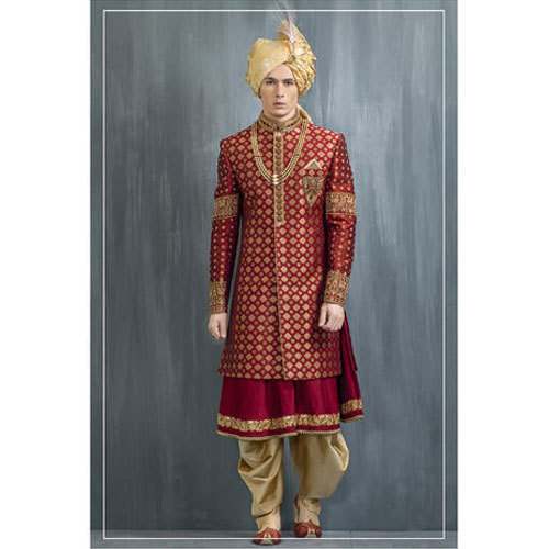 wedding wear cotton sherwani