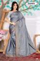Trendy Dola Silk Saree - Jasmin  thumb 4