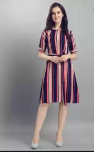 Printed Western Dress
