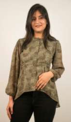 designer printed top