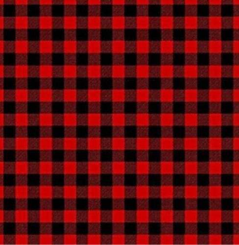 Black and Red Shirt Fabric
