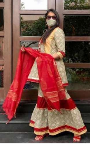 Readymade Sharara Suit 