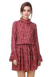 exclusive printed dress