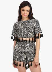 fancy top and short set