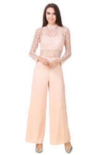 Net mix jumpsuit
