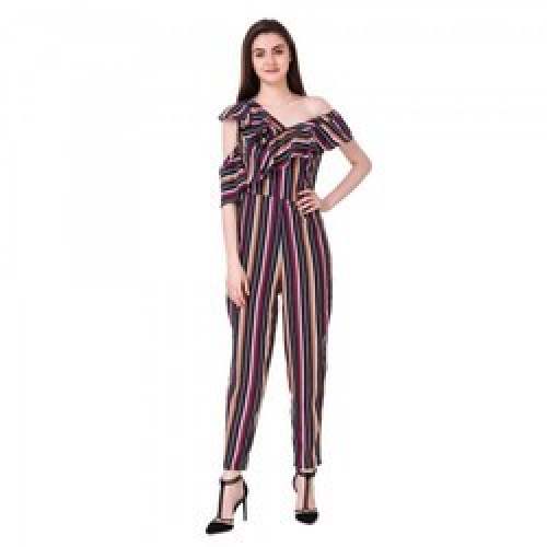 ruffle lining jumpsuit