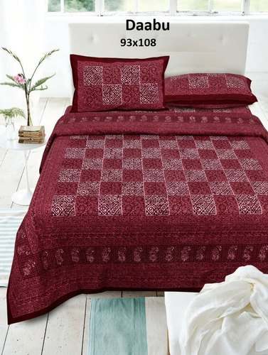 Designer dabbu Printed Bed Sheet  by Iswarya Sign Tex