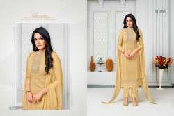 Unstitched Cotton Embroidered Suits