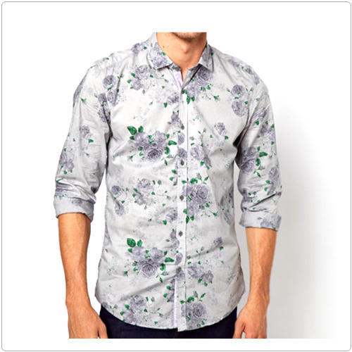 Mens Printed Shirt by Sri Srinivas Tex