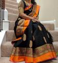 bhagalpuri black saree