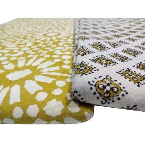 Hand Block Printed Kalamkari Fabric ﻿