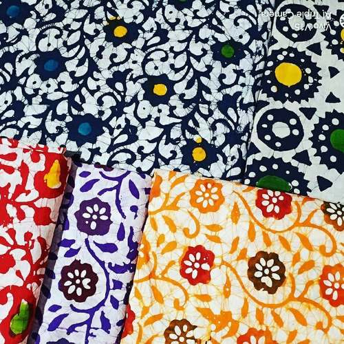 printed block fabric