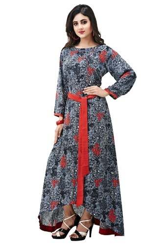 Fidaindia Rayon Printed Kurtis