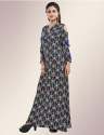 Long Sleeve Casual Rayon Kurtis thumb 2